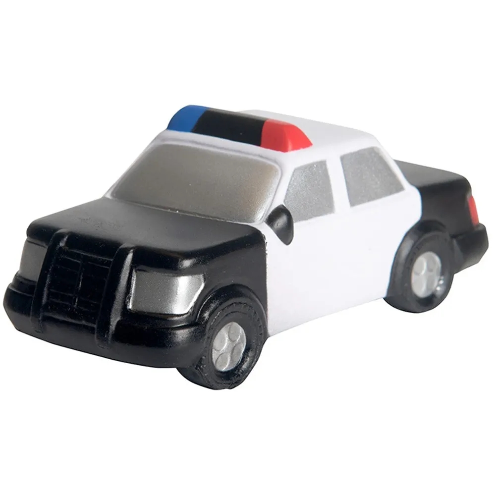 Police Car Shaped Stress Reliever With Key Chain 1