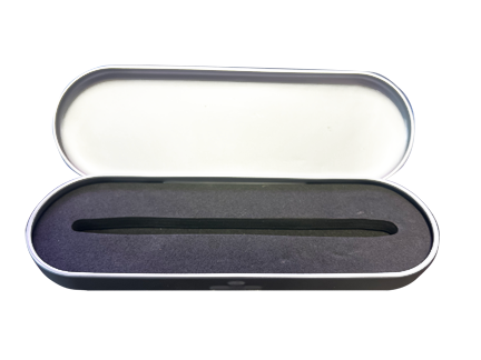 Silver Metal Engravable Pen Case 3
