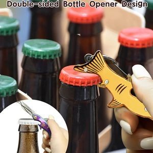 Sleek Elliptical Shape Metal Dental Toothpick Tool With Carabiner 5