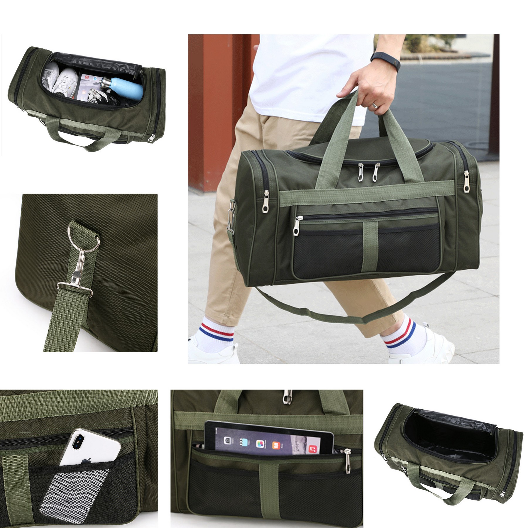 Foldable Travel Duffel Bag Large Capacity 4