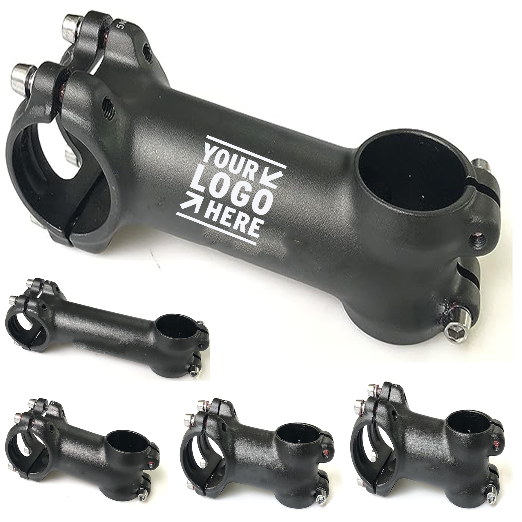 Mountain Bike Stem Bicycle Handlebar Riser Aluminum Alloy 7 Degree Bicycle Steerer