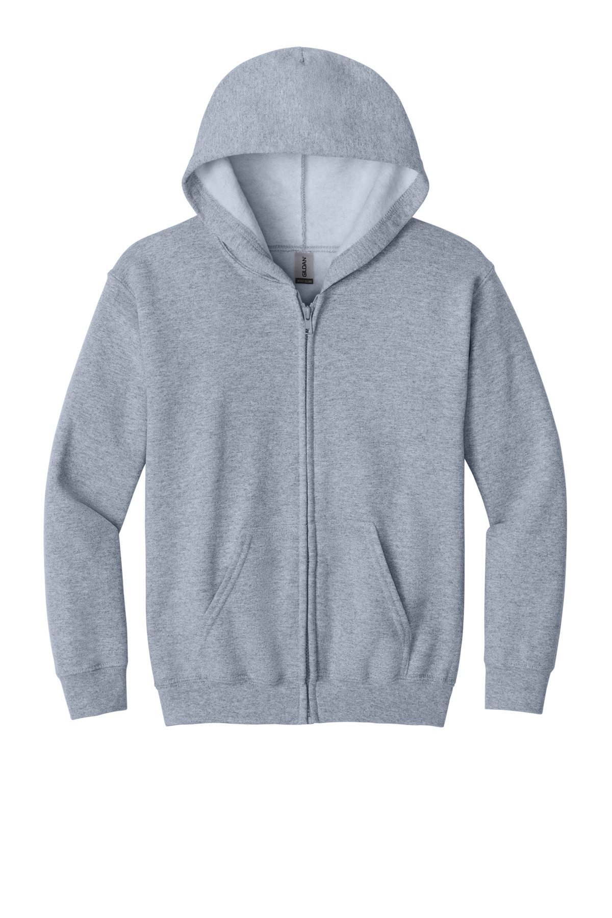 Gildan Youth Heavy Blend Full-Zip Hooded Sweatshirt. 18600B 38