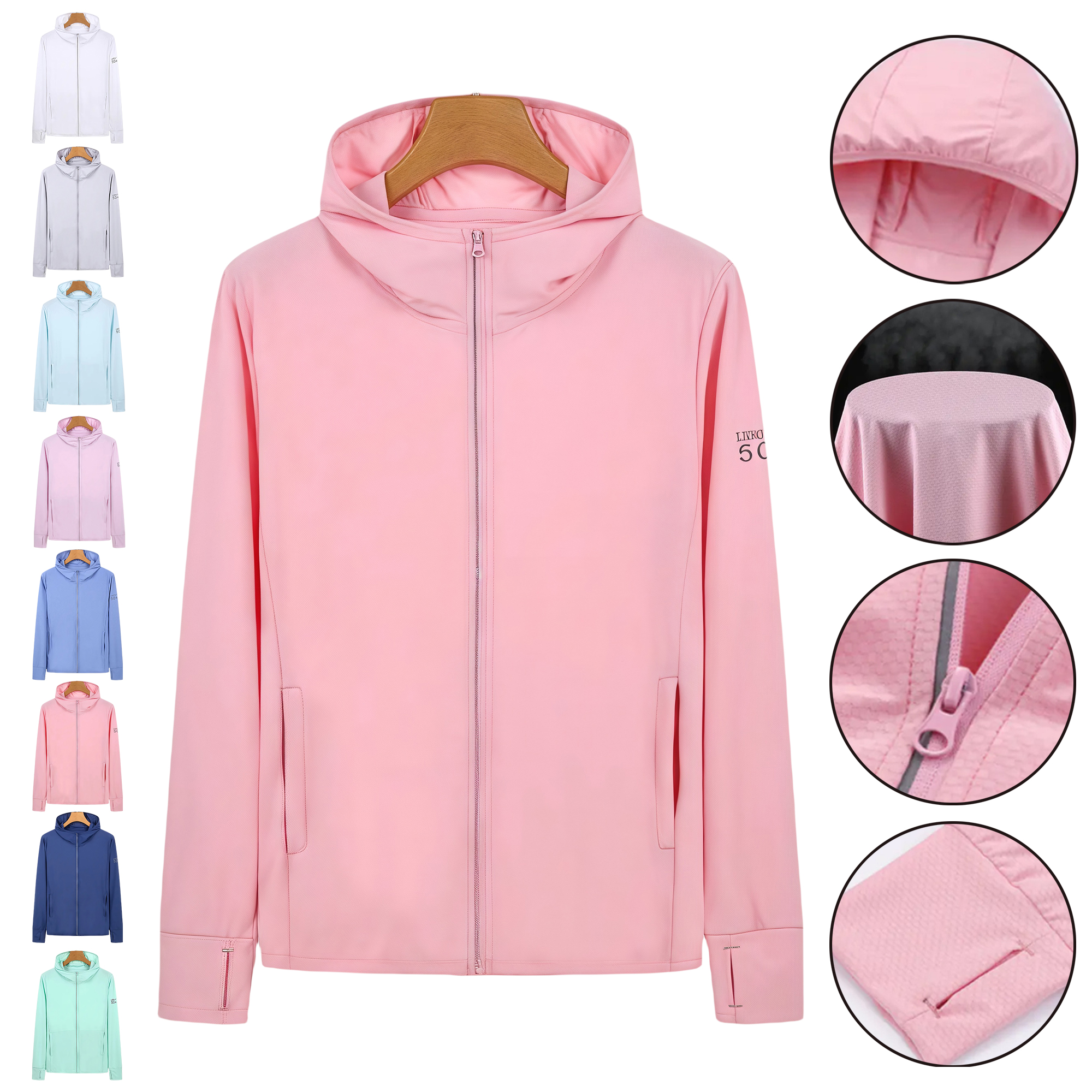 Summer Couples Lightweight Breathable Sun Protection Shirts for Outdoor Activities UV Resistant 10