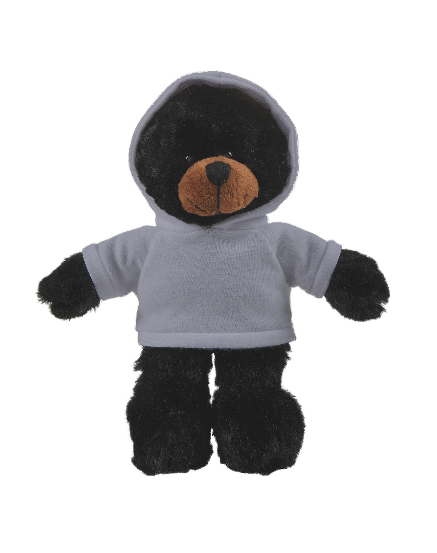 soft plush Black Bear with hoodie 10