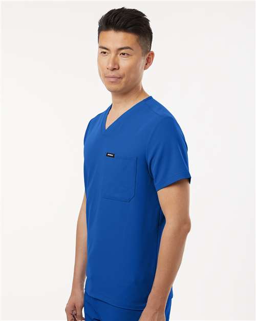 Men's Holmes Everyday 1-Pocket Scrub V-Neck Top - M10001 36