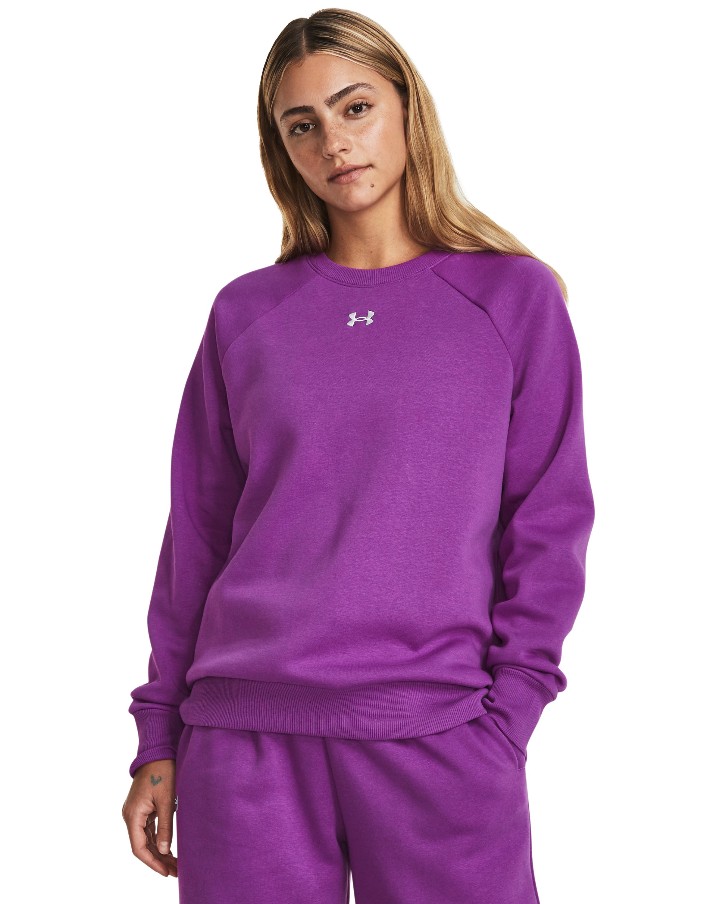 UA Rival Fleece Women's Crew 7