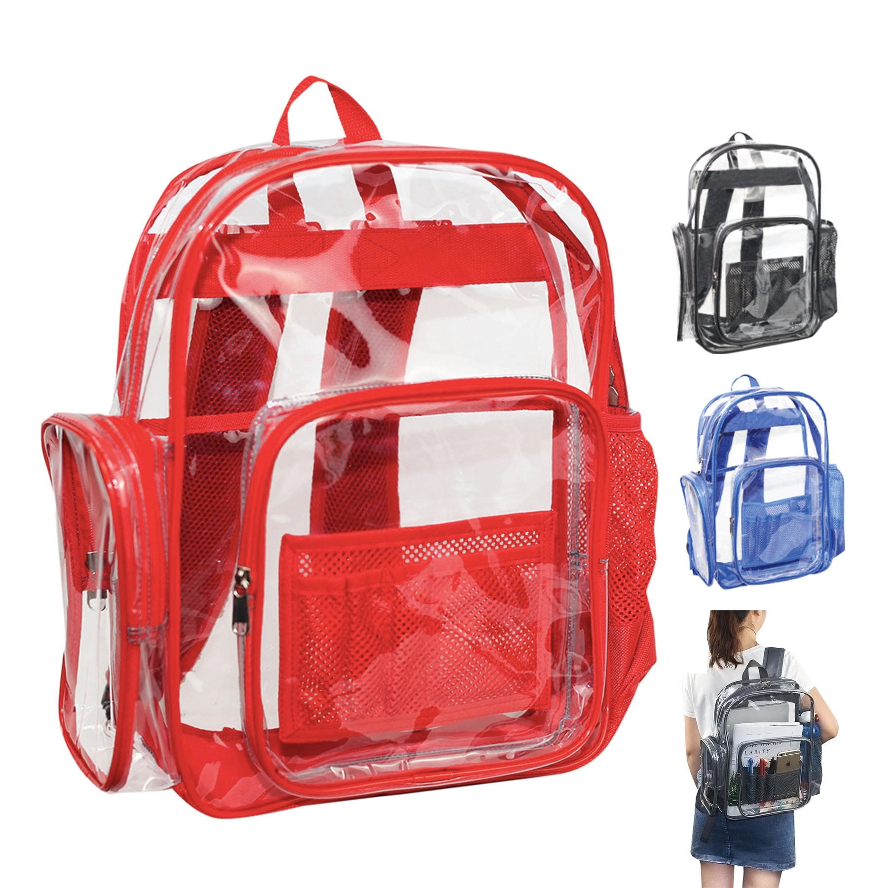 Large Capacity Transparent Pvc Backpack 3