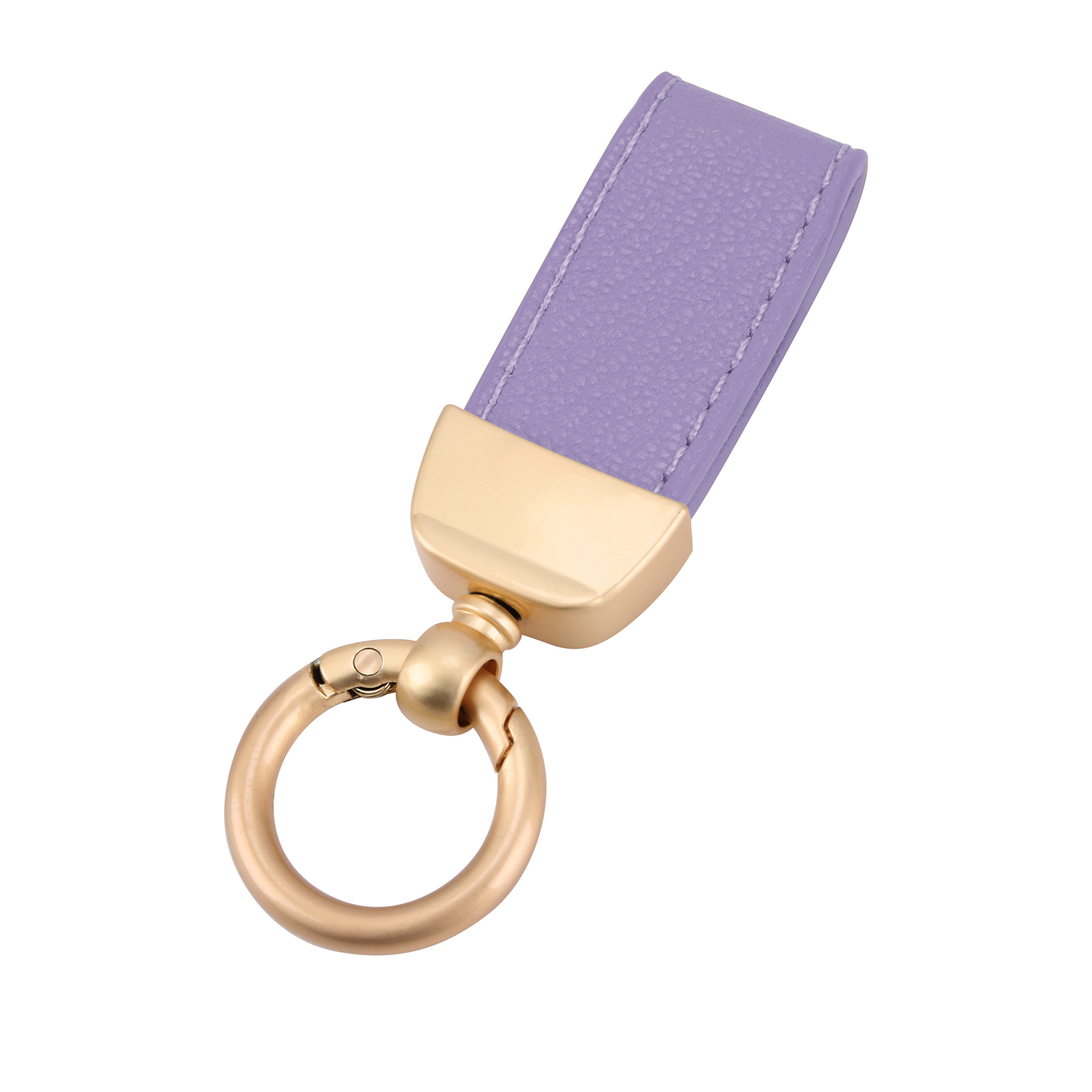 Executive Leather Keychain With Detachable Ring 12
