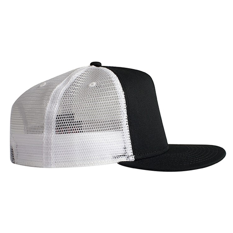 OTTO CAP® OTTO SNAP 5 Panel Pro Style Mesh Back Trucker Snapback Hat 15