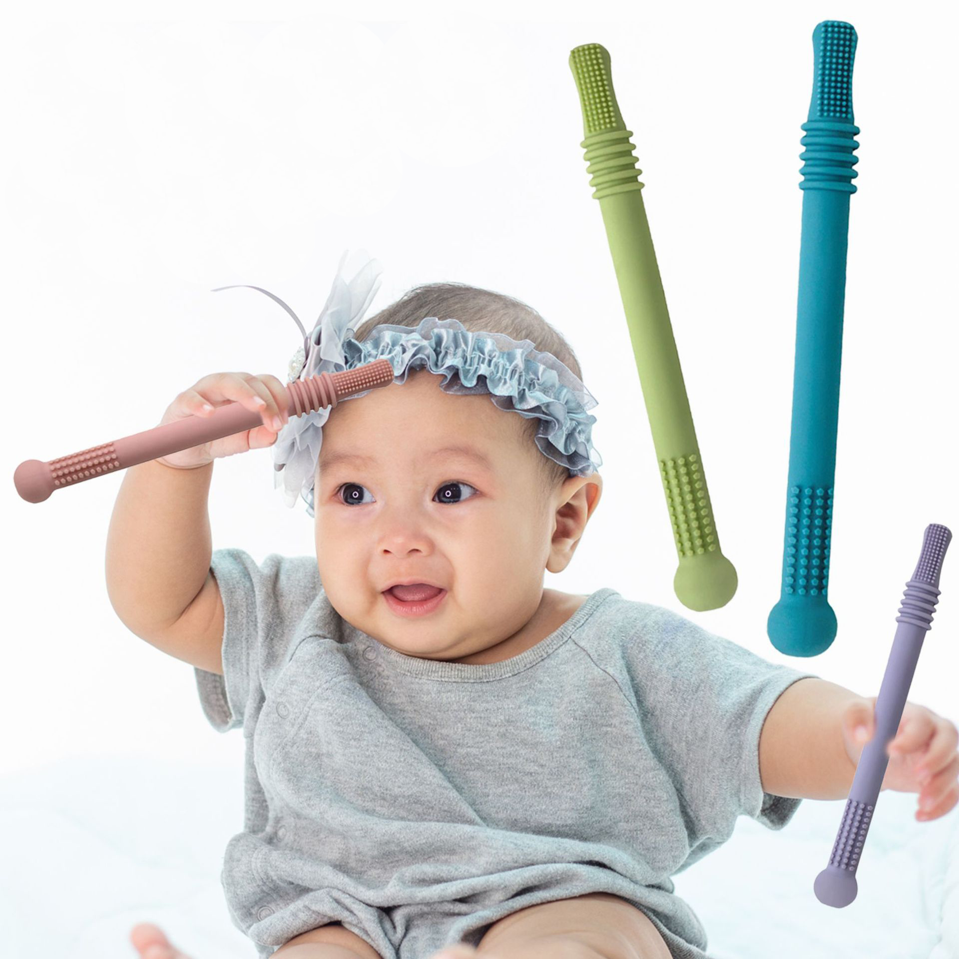Teether Tube Chew Straw 5