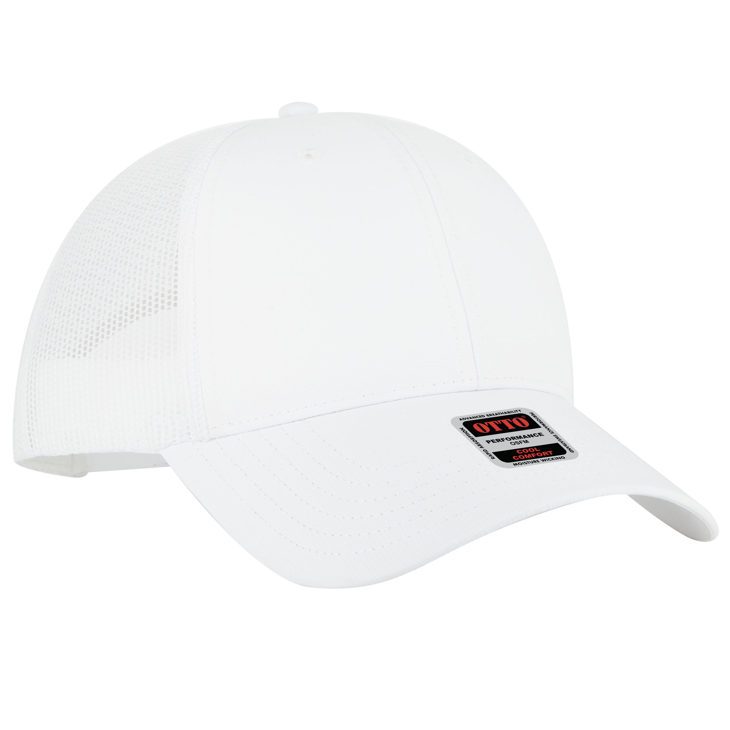 OTTO CAP® 6 Panel Low Profile Mesh Back Trucker Hat 3