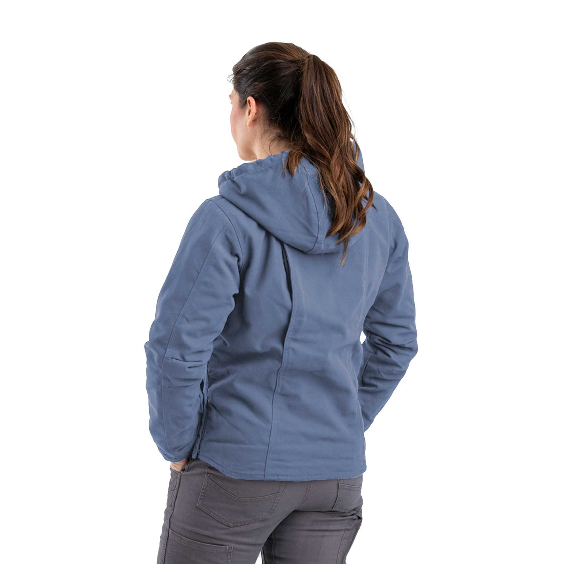 Berne Sherpa-Lined Softstone Duck Hooded Jacket 28
