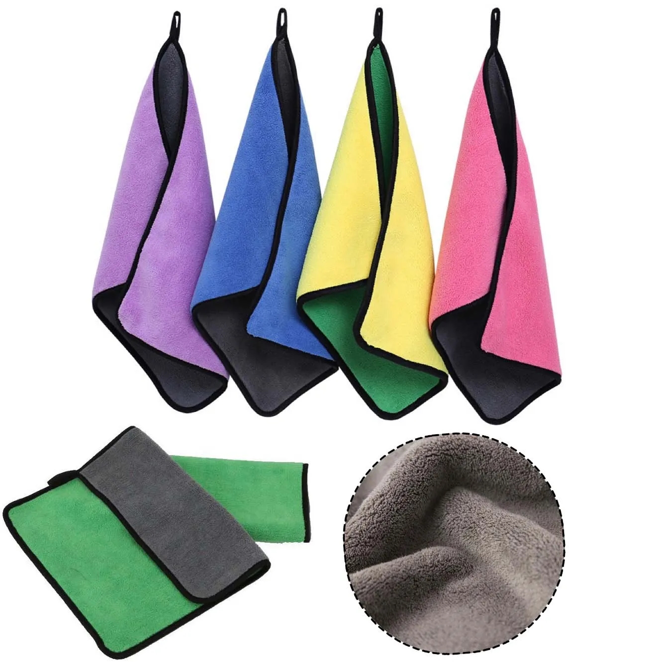 Quick Drying Car Microfiber Cleaning Towel 2