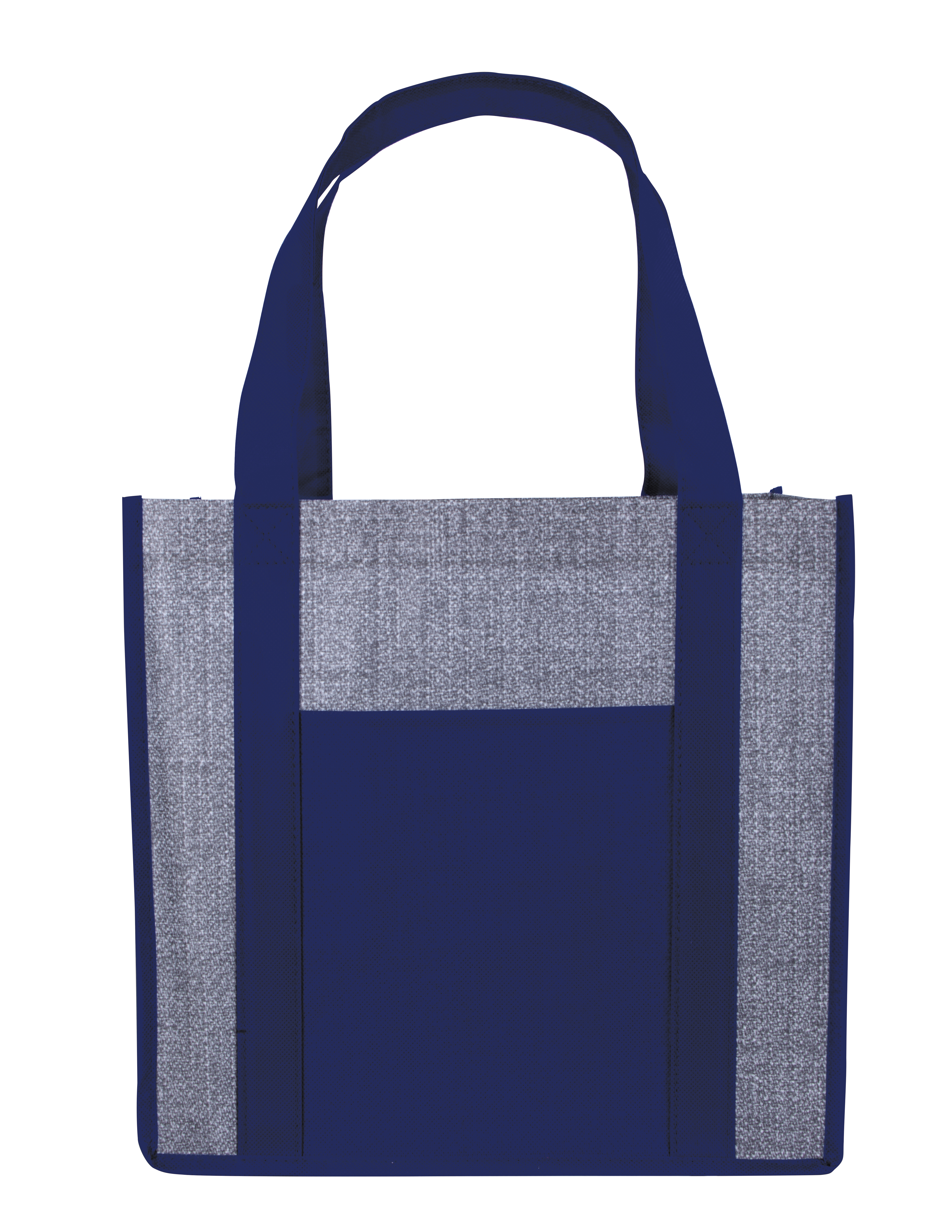 Good Value™ Laminated Heathered Non-Woven Grocery Tote 12