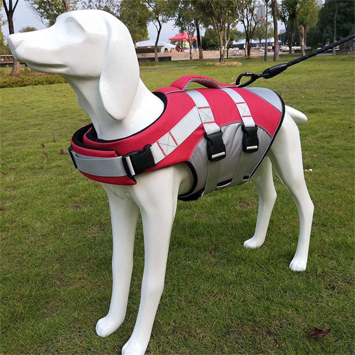 Dog Life Jacket With Reflective Stripes 5