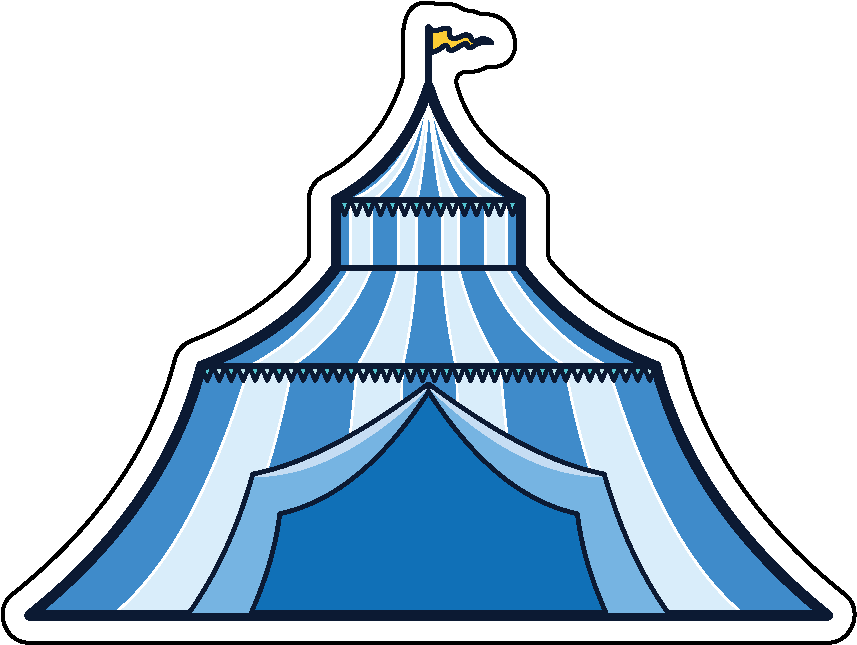 Stock Shape 1/4" Acrylic Magnet - USA Made