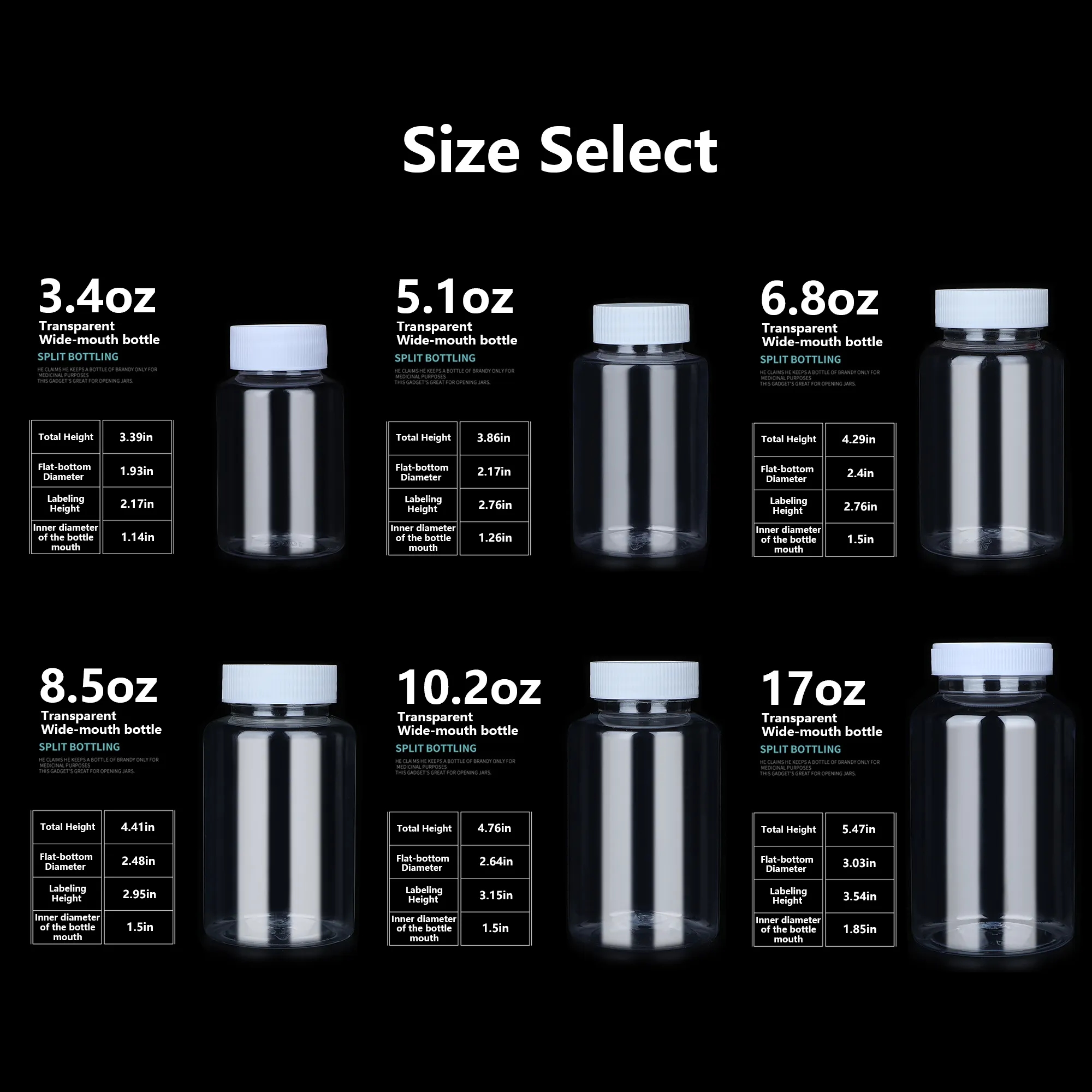 1oz Clear Refillable Bottle 4