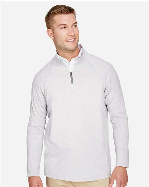 Men's CrownLux Performance® Clubhouse Micro-Stripe Quarter-Zip Pullover - DG480 14