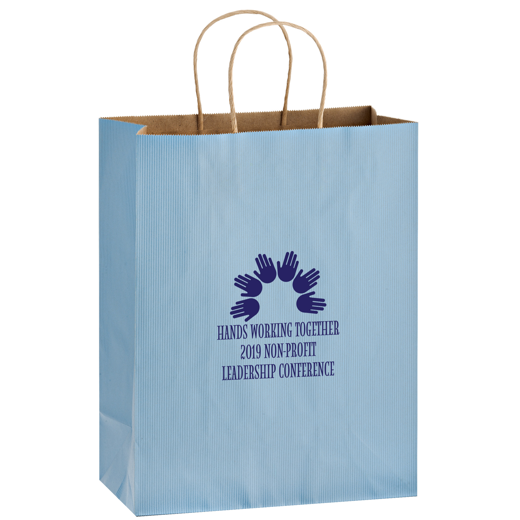 Matte Color Paper Shopper with Twisted Paper Handles 25