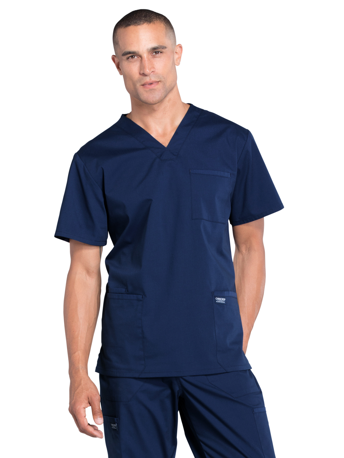 Cherokee - Workwear Professionals - Men's V-Neck Top 5