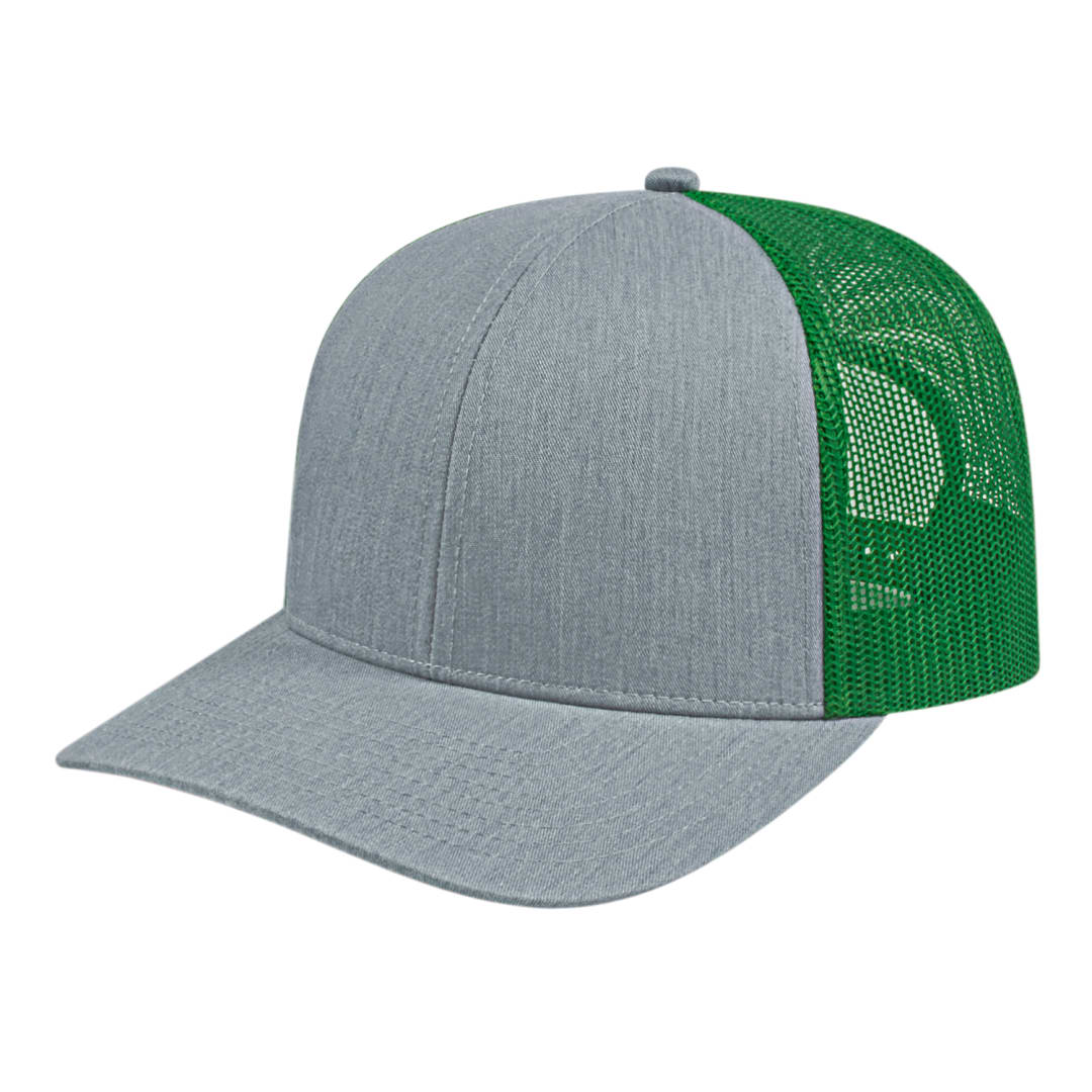 Cap America Poly/Cotton Trucker Mesh Back Cap 33