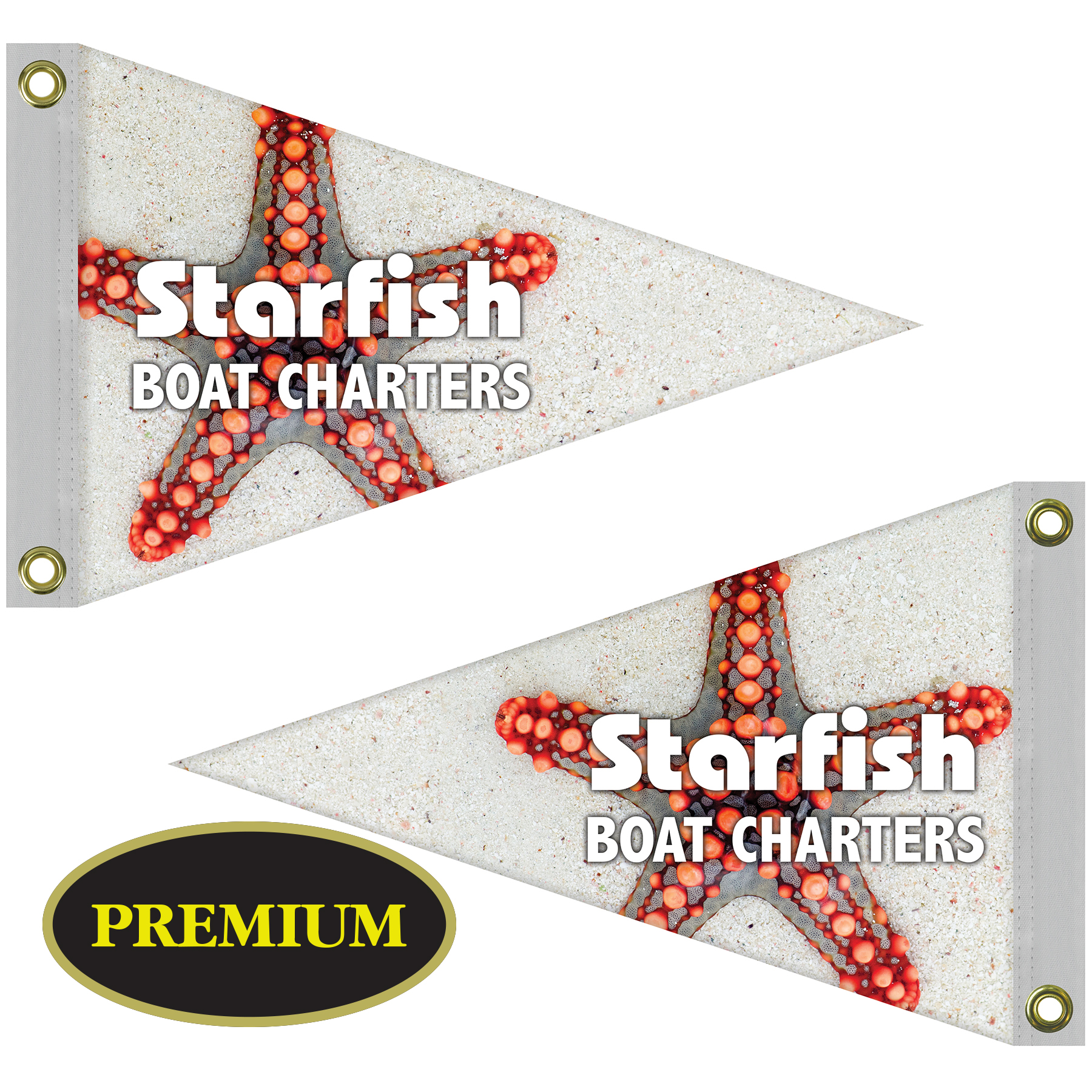 12" x 18" Double Sided Knit Polyester Pennant 8