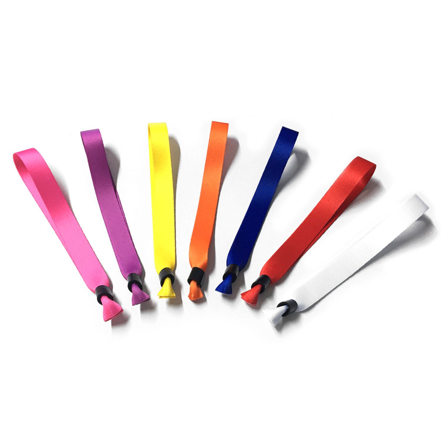 1/2" Sublimated Ribbon Fabric w/ Aluminum Lock Reusable Event Wristbands