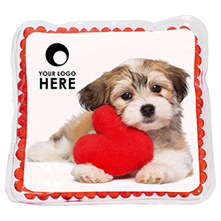 Puppy Love Square Aqua Pearls™ Hot/Cold Pack 3