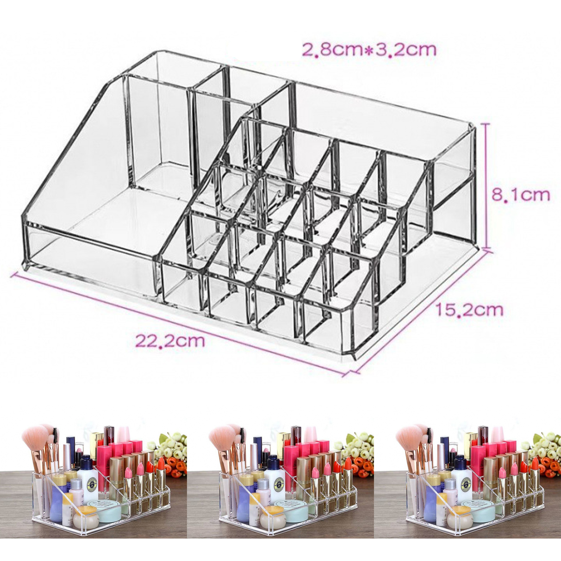 Plastic Cosmetic Organizer
