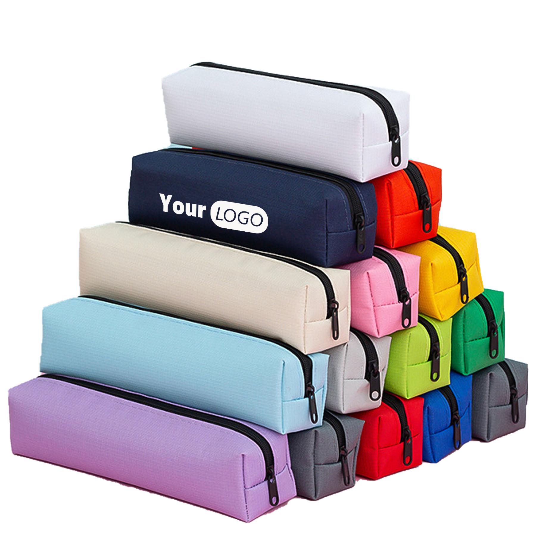 Simple Solid Color Pencil Case 2