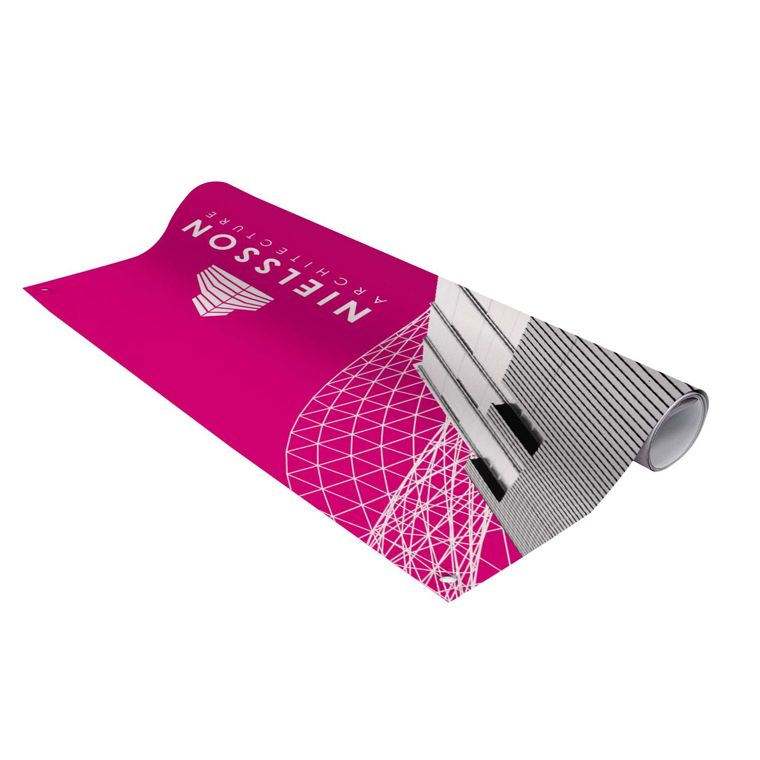 3' FrameWorx Banner (Double-Sided, 13 oz. Smooth Vinyl)