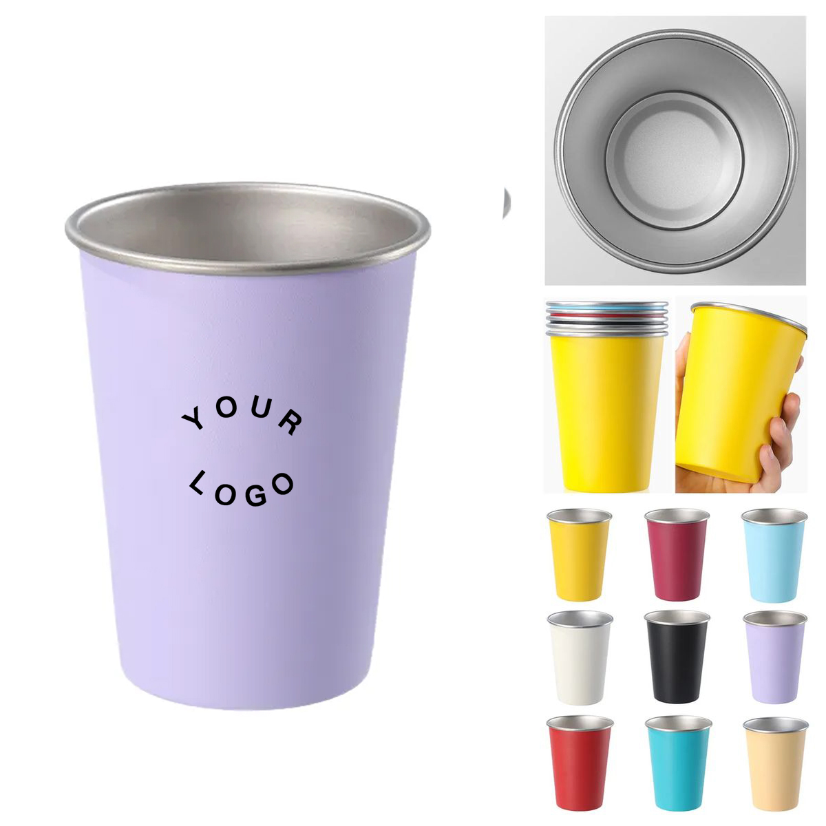 Classic 16oz Metal Cup For Daily Refreshments 1