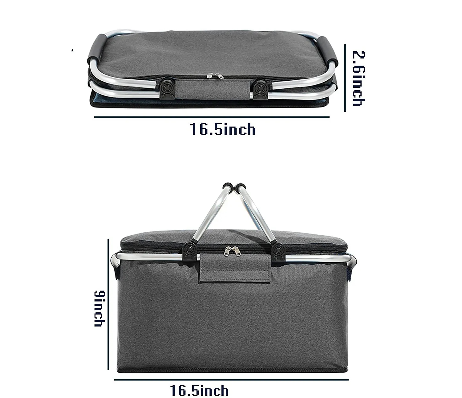 Insulated Cooler Picnic Basket 5