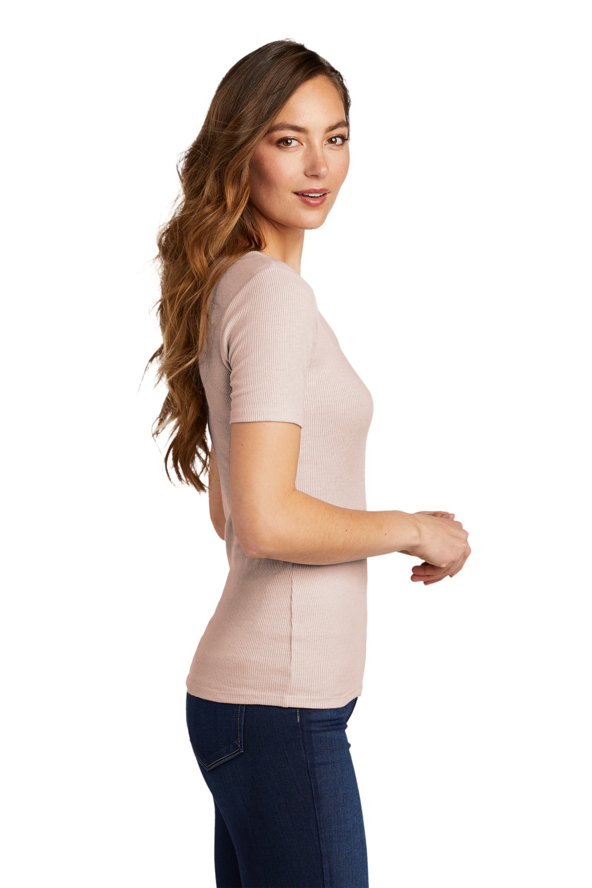 District® Women's V.I.T. Rib Scoop Neck Tee 21