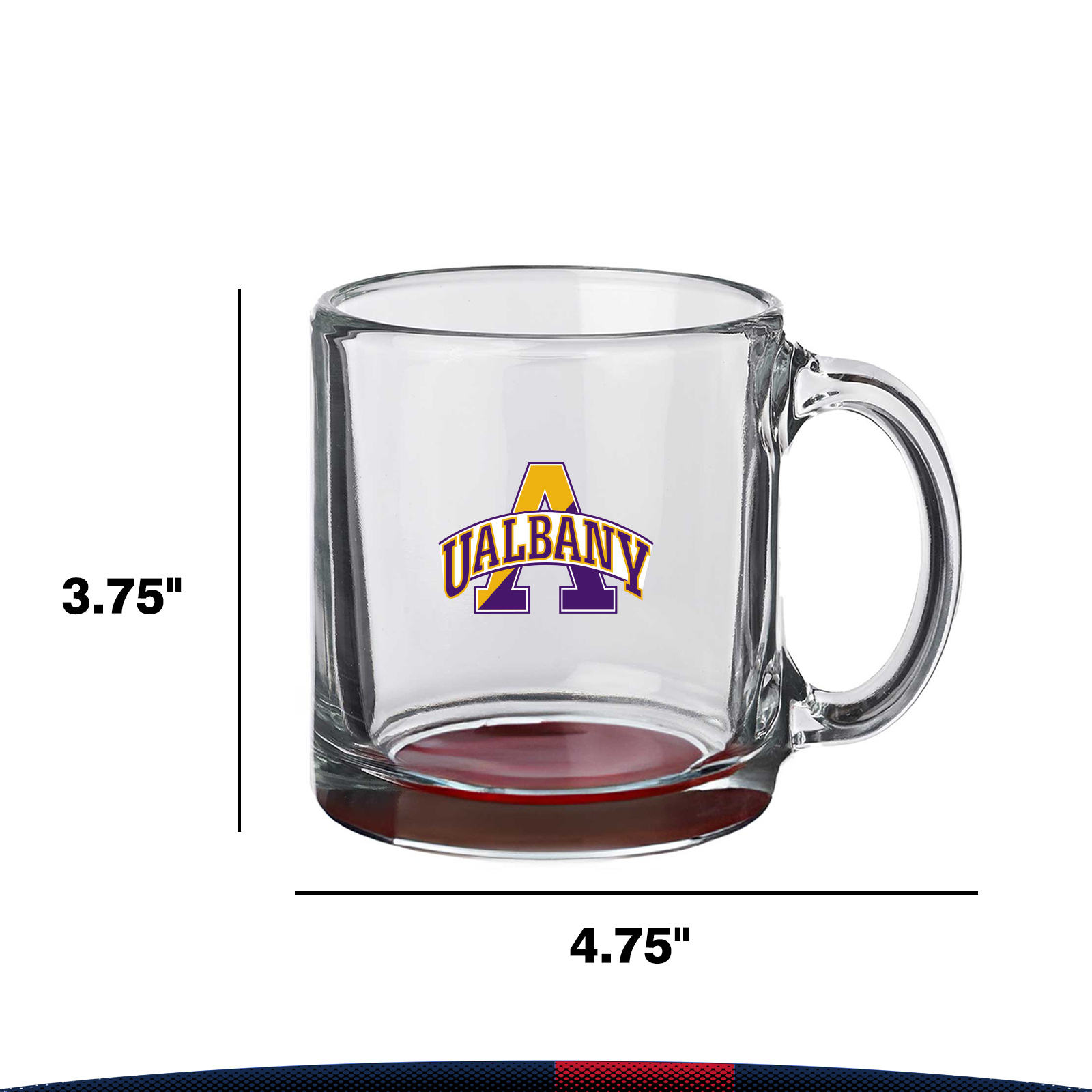 13 oz. Libbey Lucent Glass Coffee Mugs 2