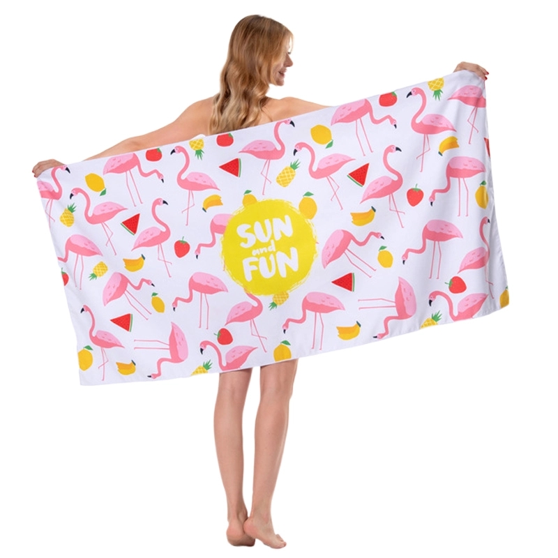 Dye Sublimated Large Beach Towel - 31.5'' x 63'' 2