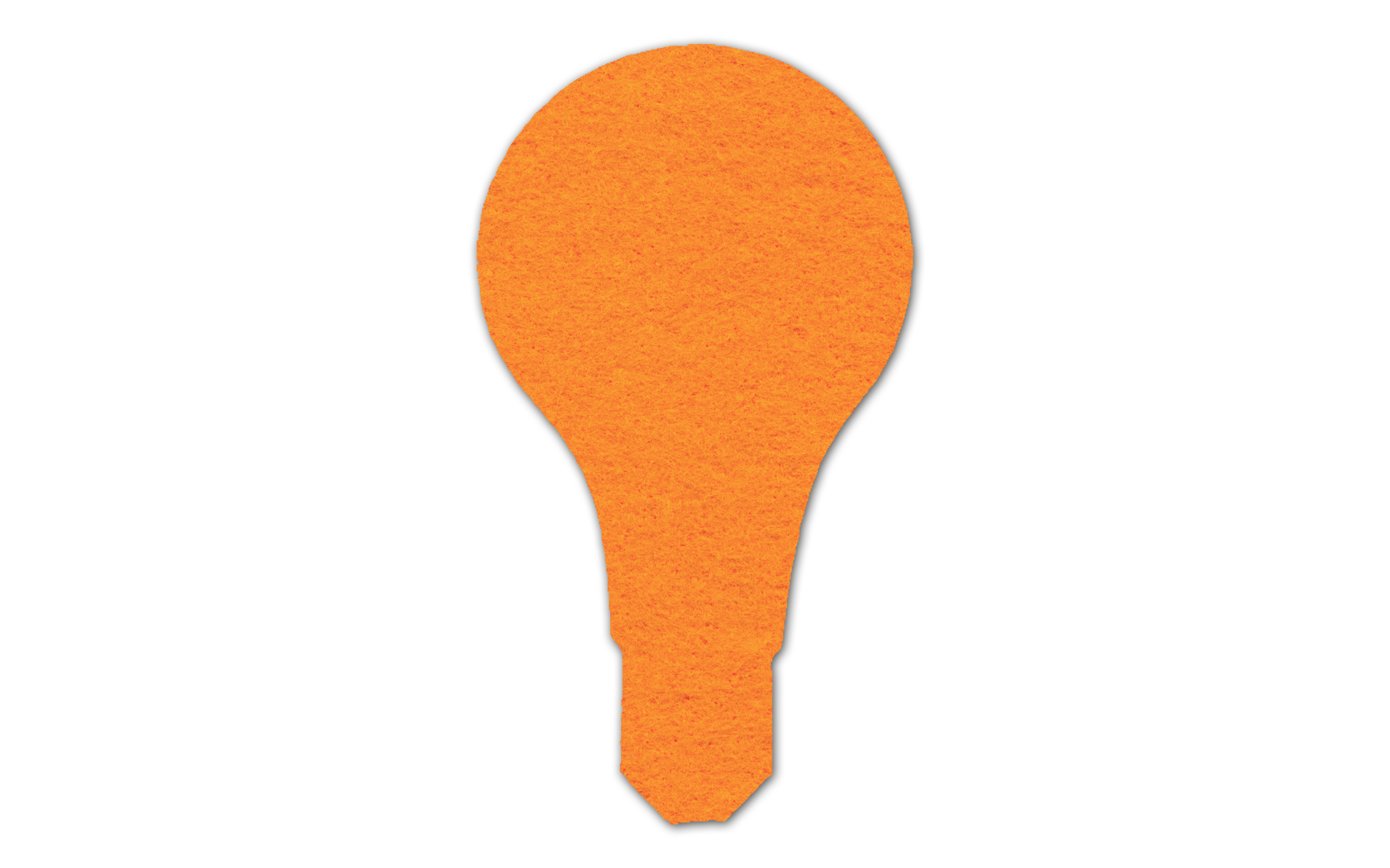 Light Bulb Shammy Coaster 2