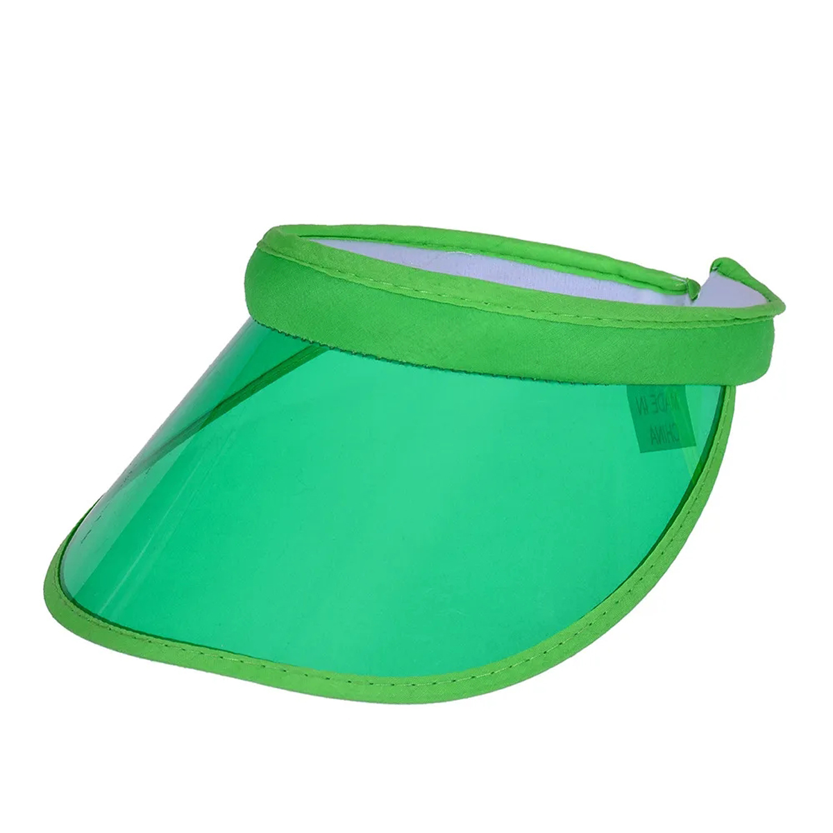 Clear PVC Visor With Wide Brim For Sun Protection 1