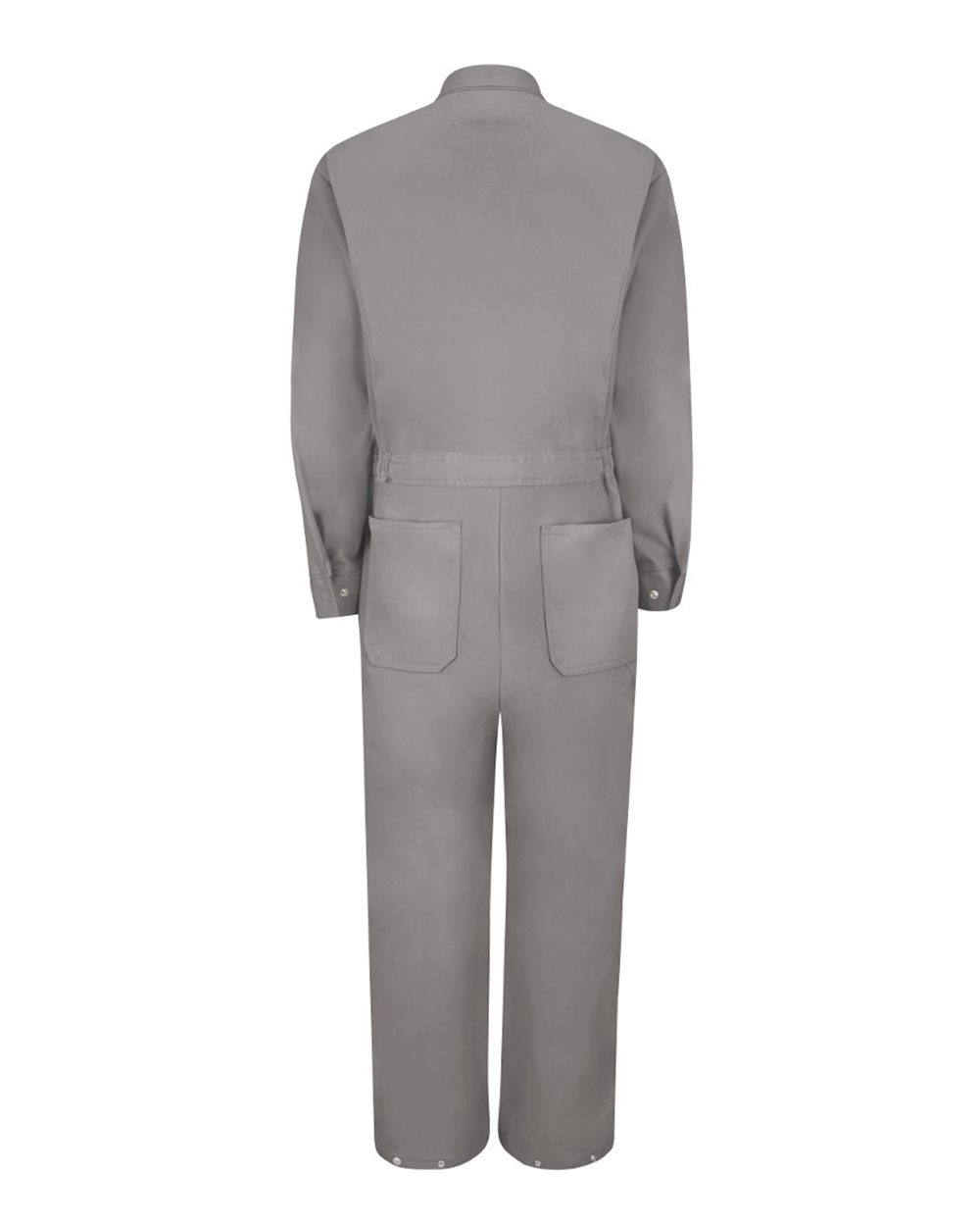 Zip-Front Cotton Coverall Tall Sizes
