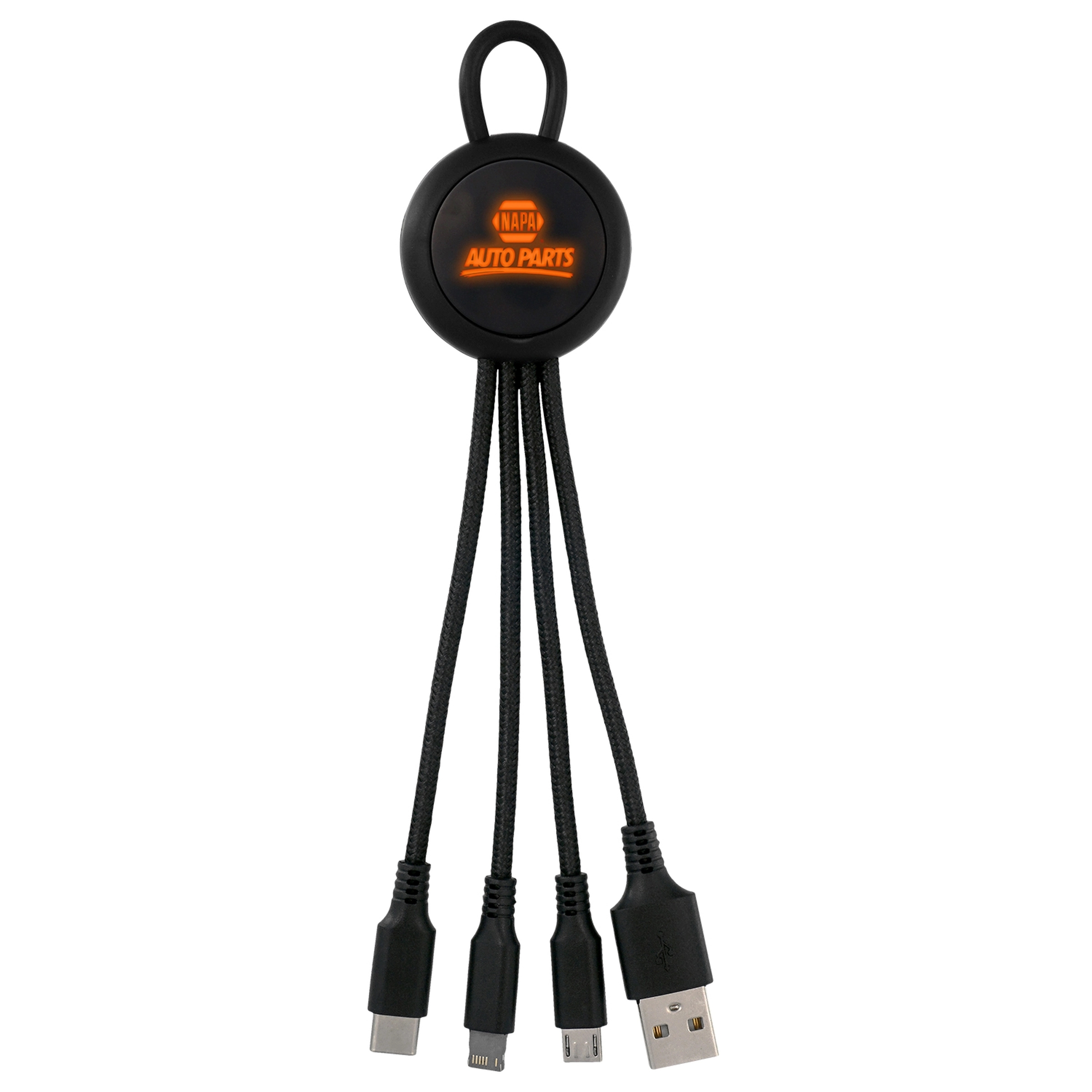 COLOR LIGHT UP LOOP 3-IN-1 CHARGING CABLE 5