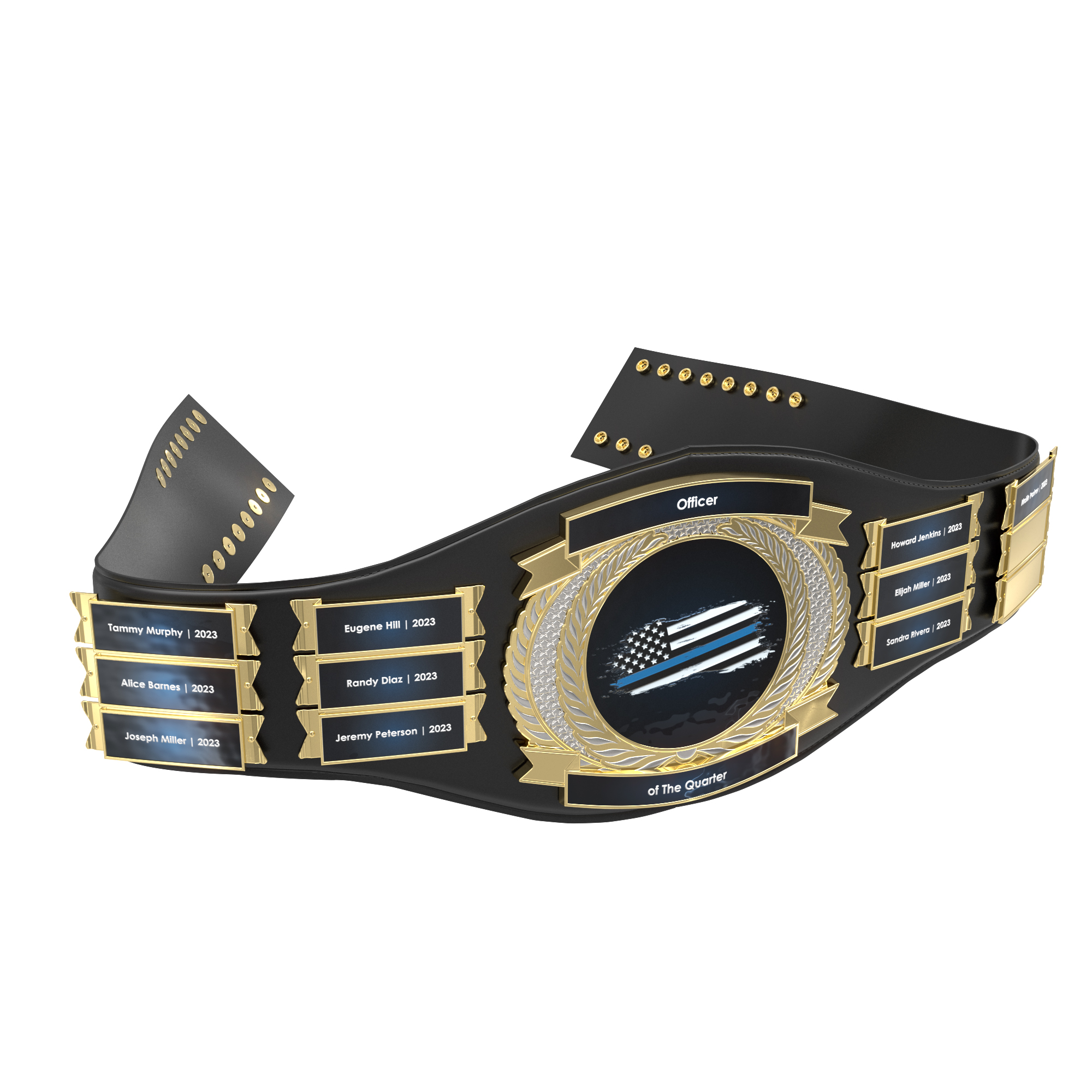 Express Vibraprint® Perpetual Championship Award Belt 9