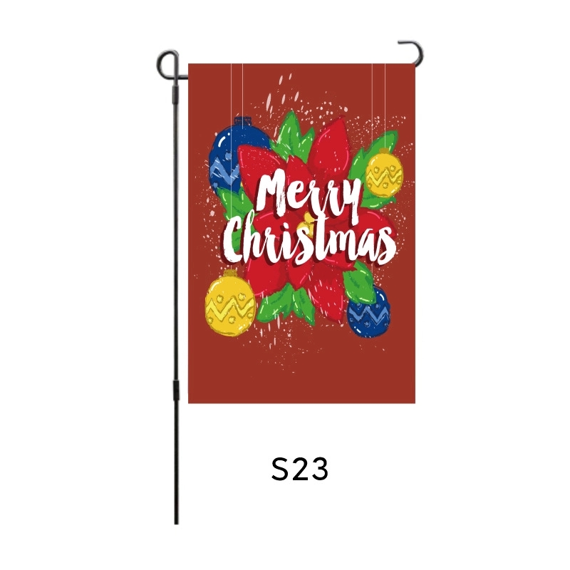 Home Decorative Merry Christmas Garden Flag 11