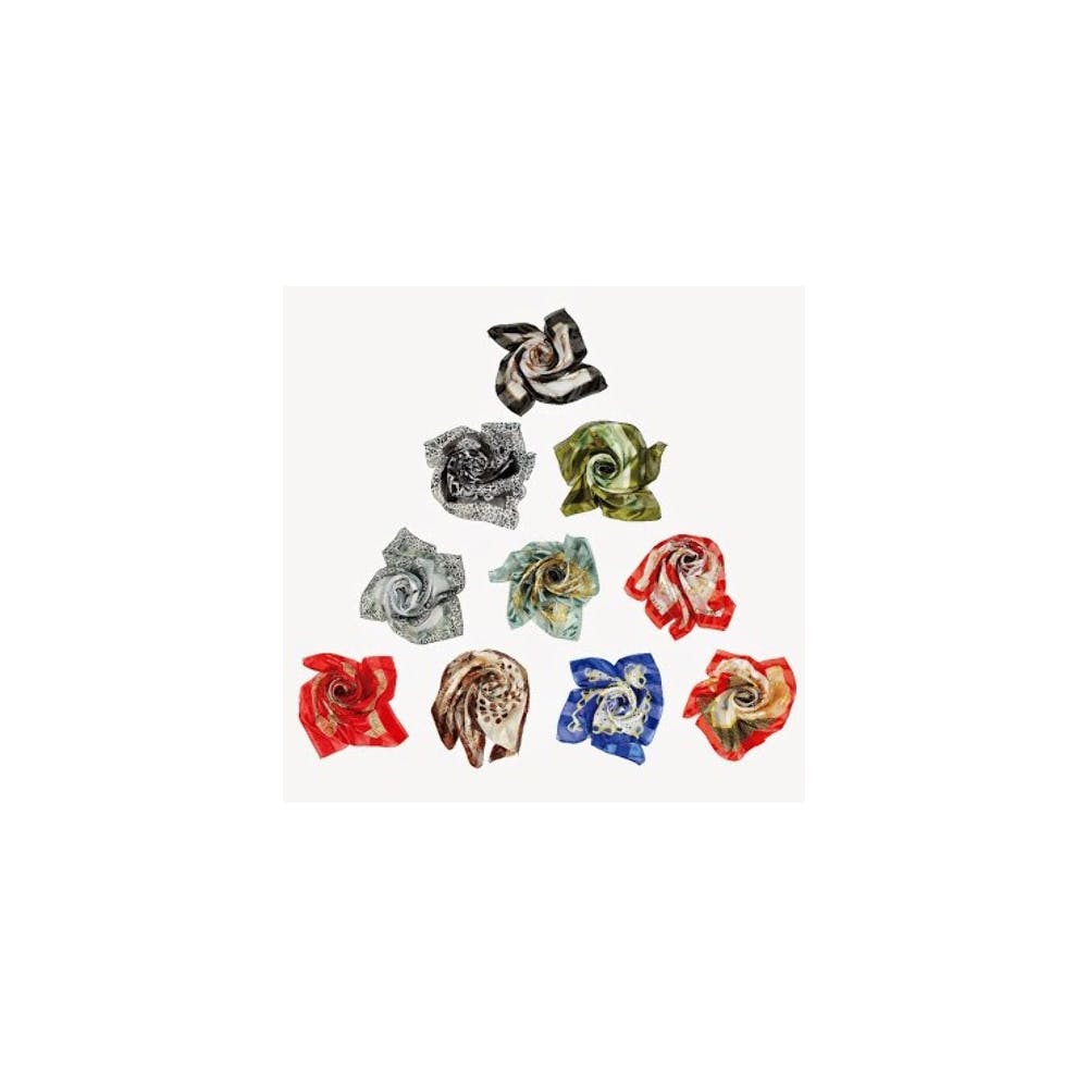 Silky Scarves Assorted 3
