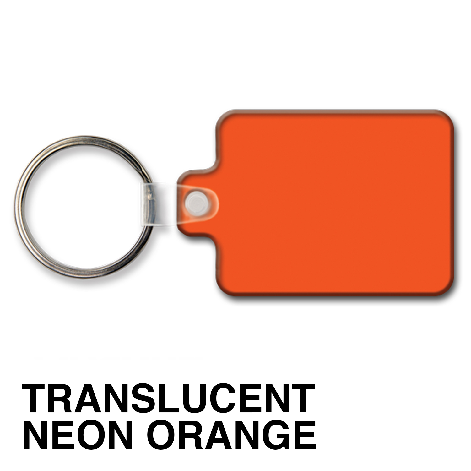 Medium Rectangle Key Tag w/Round Corners & Tab 5