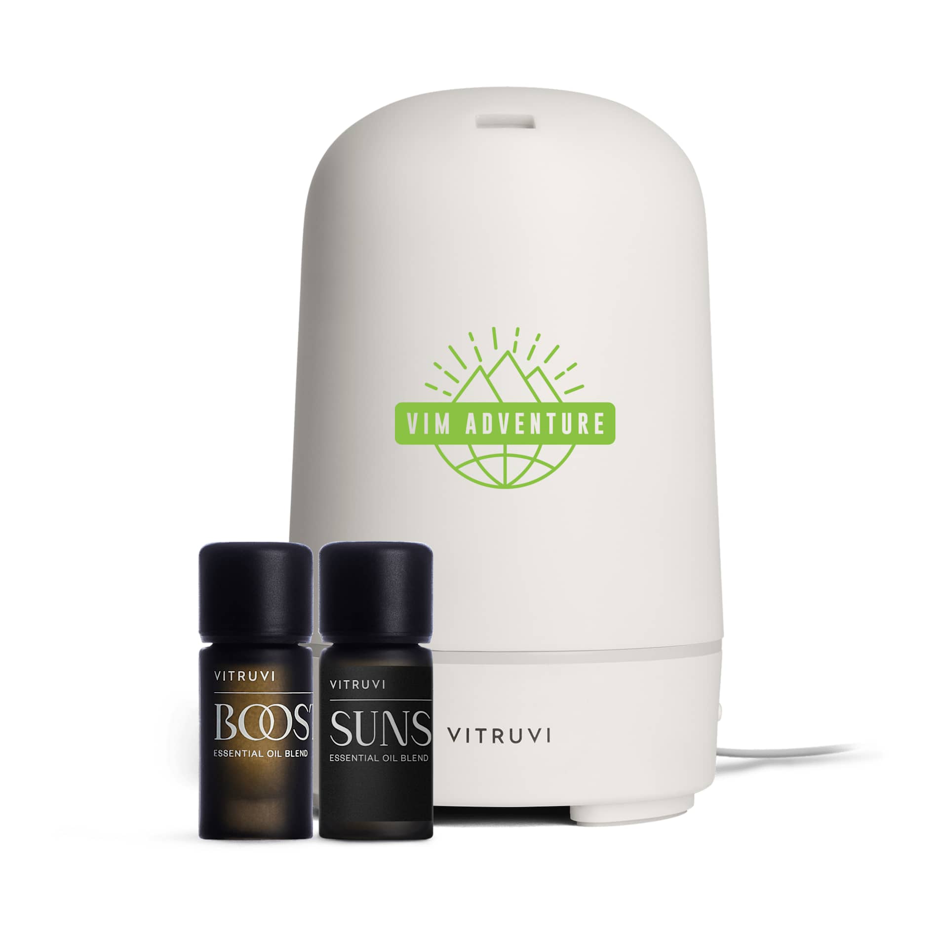 Vitruvi Glow Diffuser and Essential Oil Bundle Set 54