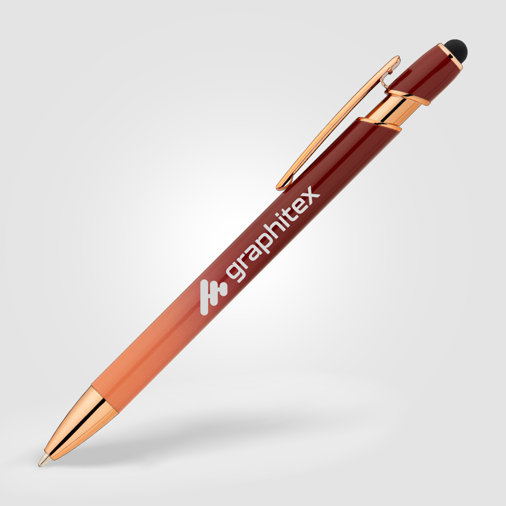 Ellipse Ombre Rose Gold Stylus Pen 20