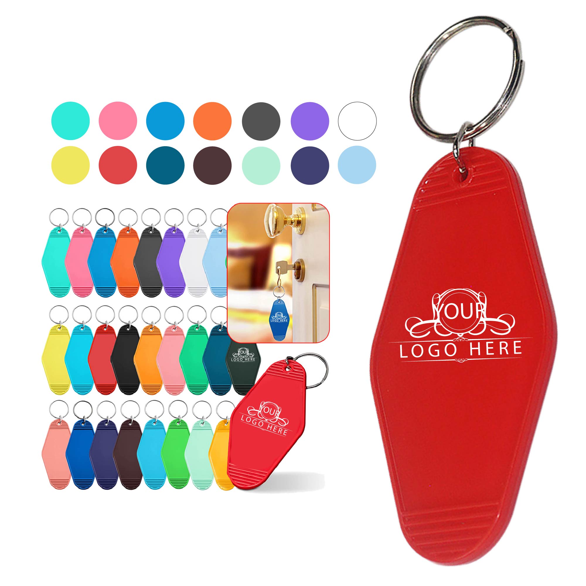 Hotel Keychain Motel Key Tag 1
