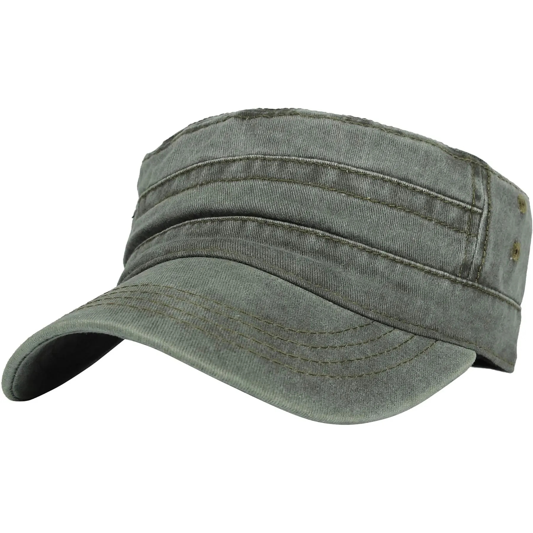 Washed Cotton Cadet Cap 6
