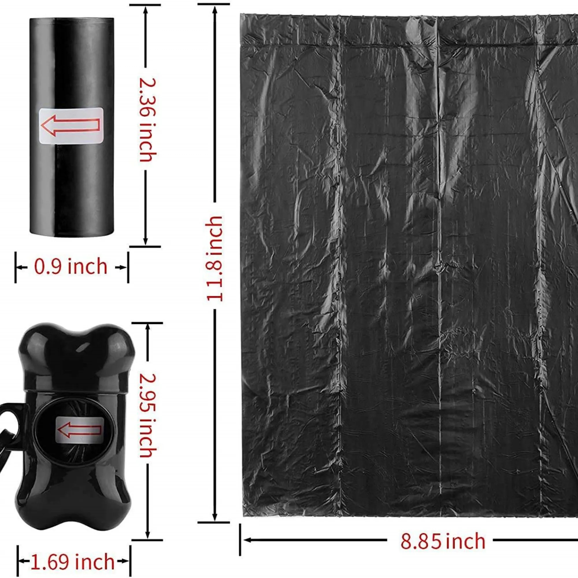 Dog Poop Bag Eco-friendly Pet Bone Rubbish Box 8