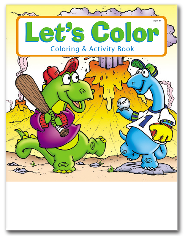 COLORING SET - Let's Color Coloring Book Fun Pack 6